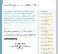Europe - Roadmap 2050 Screenshot