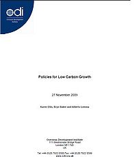 Policies for Low Carbon Growth Screenshot