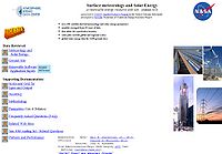 NASA-Surface Meteorology and Solar Energy Screenshot