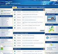 Eurostat Screenshot